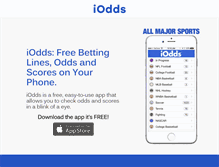Tablet Screenshot of i-odds.net